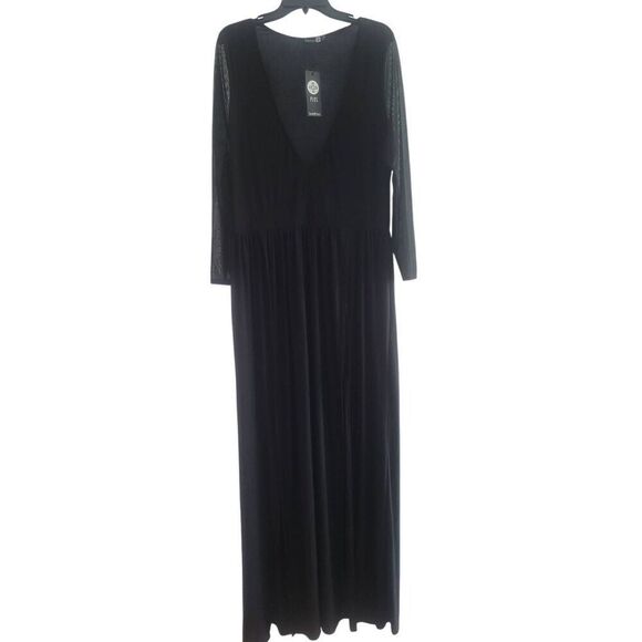 Boohoo Dress Plus Size‎ 18 Black - Picture 1 of 10